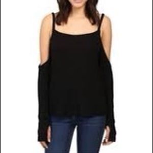 LNA Crescent Sweater, Black